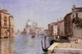 ヴェネツィア 敬礼のドームから見たカンポ・デッラ・カリタの外光 ロマン主義 ジャン・バティスト・カミーユ・コロー